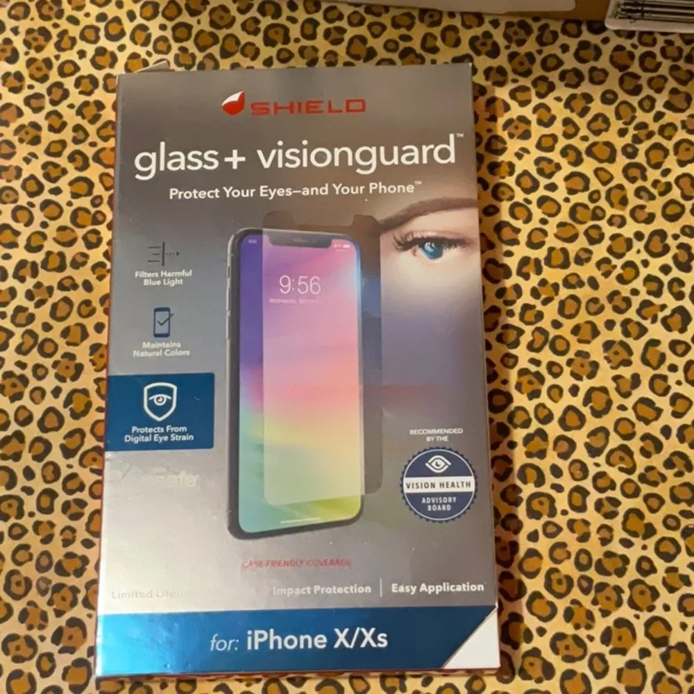 iPhone X GLASS +Vision guard cover to keep your iPhone from drops & shattering.